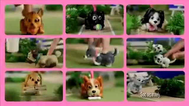 Милые фигурки зверушек-собачек Пет Клаб Парад (Pet Club Parade), с косточкой и поводком смотреть онлайн