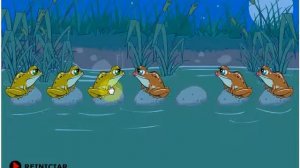 Логическая игра. Лягушки на болоте