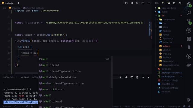 PingPong Authentication - Part 12 Verify JWT Token | React, Redux, Laravel & Tailwindcss смотреть онлайн