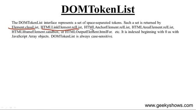 DOMTokenList in JavaScript (Hindi) смотреть онлайн