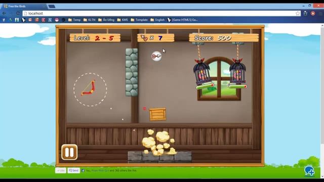 Free The Birds HTML5 Walkthrough - Chapter02 - Level05 смотреть онлайн