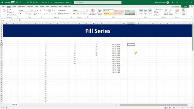 Excel Fill Series Tricks: Mastering Data Sequencing & Autofill ? IN Telugu #excel | Excel in Telugu смотреть онлайн