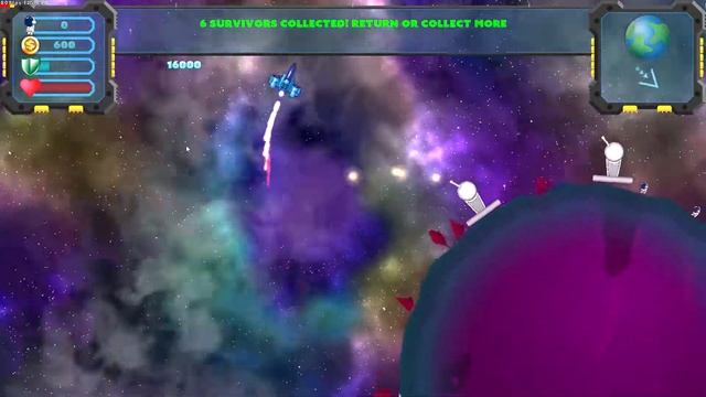 Space Game Bomber/Rescue game made in GameMaker Studio смотреть онлайн