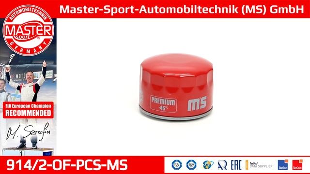 914/2-OF-PCS-MS | OIL FILTER | Master-Sport-Automobiltechnik (MS) GmbH смотреть онлайн