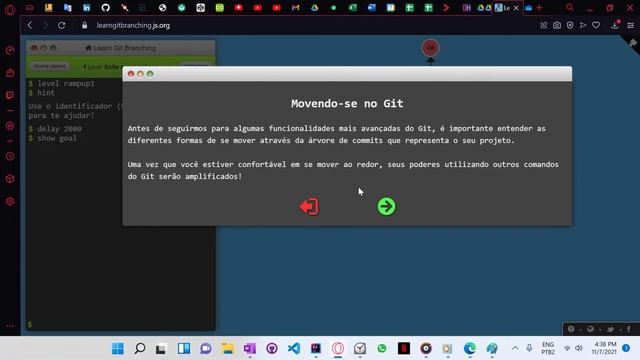 Learn Git Branching - Class 03: Rebase and HEAD / Aprenda GIT - Aula 03 смотреть онлайн