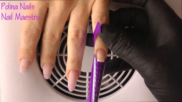 Polina Nails-Впервые наращиваю ногти на бумажные формы/Неоновые ногти