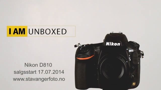 Nikon D810 Unboxing смотреть онлайн