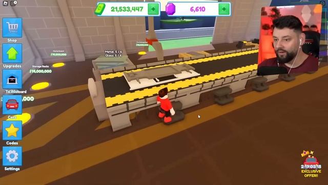Selling OFF-ROAD VEHICLES in Roblox Car Factory Tycoon смотреть онлайн