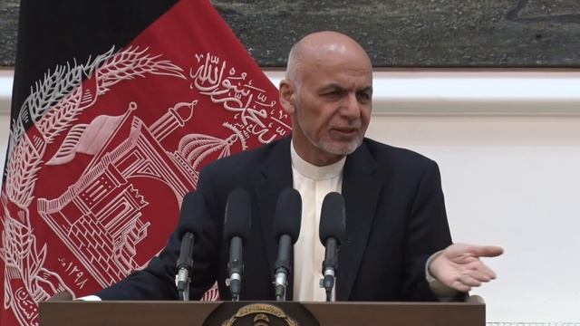 سخنرانی رئیس جمهور غنی در کنفرانس خبری در مورد صلح و آتش بس смотреть онлайн