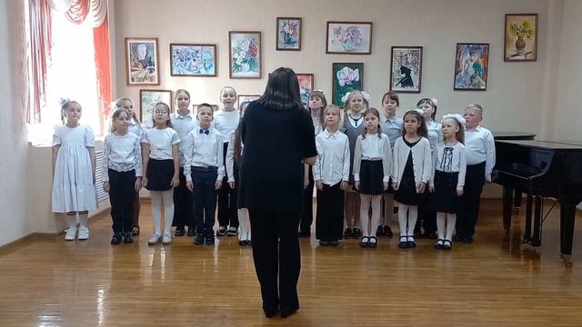 Хор младших классов,рук.Караваева Марина,конц.Плющай Татьяна."Цап,цап,цап" смотреть онлайн
