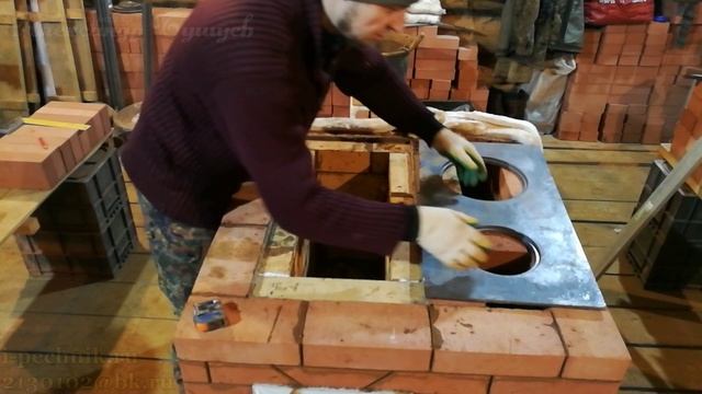 Печное отопление двухэтажного дома 80 м.2 Транзитной Печью на два этажа. Ч.4 смотреть онлайн