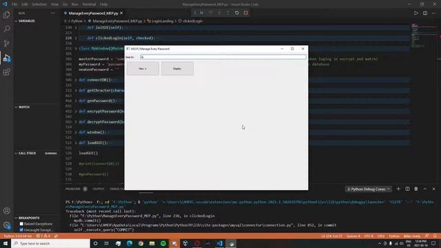A Password Manager Application | Python смотреть онлайн