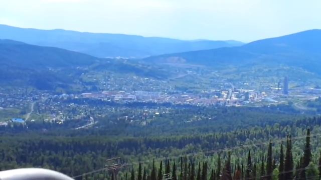 Поездка в гости, в Шерегеш. Дорога, горы. смотреть онлайн