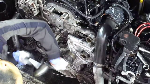 [D4CB] 2020 11 28 2/3 Replace Timing Chain Hyundai H1 By Hong Kong Mousefai