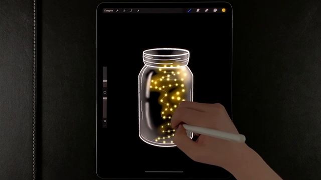 Lights animation in Procreate/ Анимация на iPad Pro смотреть онлайн