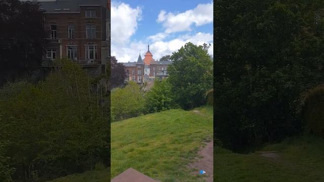 ✅??Панорамный вид на "висячие сады" города Туэна // Les Jardins Suspendus de #Thuin // #Belgique ?? смотреть онлайн