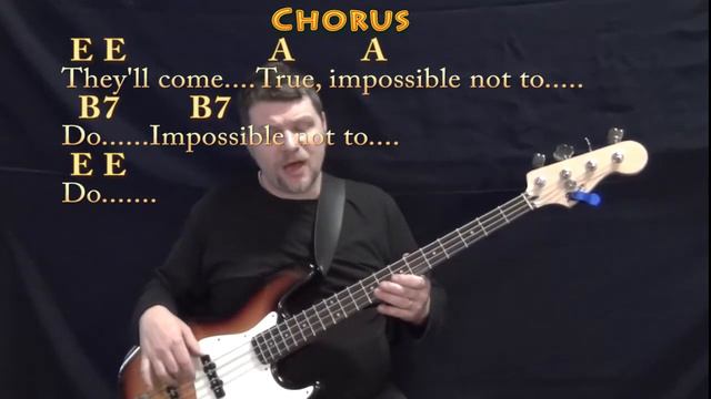 Dreams (The Cranberries) Bass Guitar Cover Lesson with Chords/Lyrics смотреть онлайн