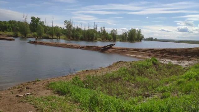 Парусный надувной самодельный катамаран, Башкирия, Уфа, Миловка смотреть онлайн