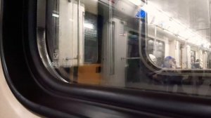 ВСЯ ЦЕНТРАЛЬНАЯ ЛИНИЯ МЕТРО, Авиастроительная - Дубравная, на новом фирменном поезде "Комус". Казан