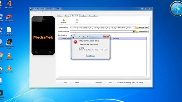 The load scatter file is invalid! [SOLVED]? SP FLASH TOOL: ERROR (8417).. смотреть онлайн
