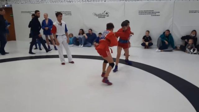 Победил в 46 кг. по самбо! смотреть онлайн