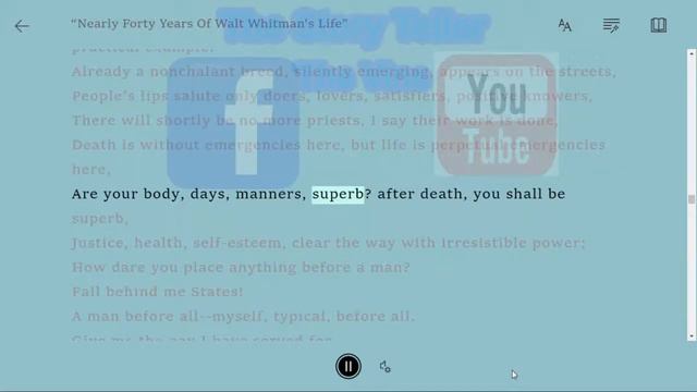 The Story Teller (Nearly Forty Years Of Walt Whitman's Life) смотреть онлайн
