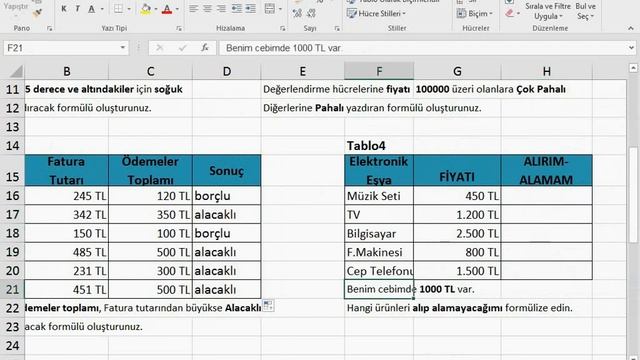 Microsoft Excel 2016-Eğer Formülü #15 смотреть онлайн