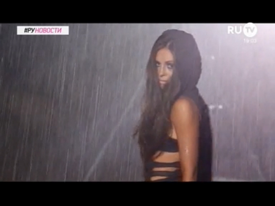 Сюжет RU.TV о съемках клипа Нюши "Цунами" — RU Новости — 8.10.14 смотреть онлайн