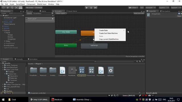 Подбор и анимация монет [Сохранение процесса] Unity 5 смотреть онлайн