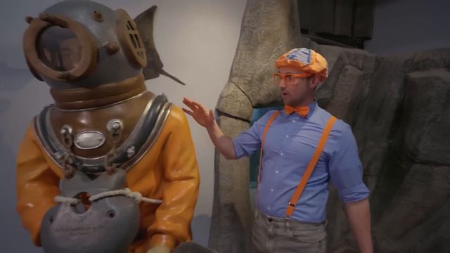 Blippi Meets a Puffer Fish at the Aquarium! Educational Videos for Kids смотреть онлайн