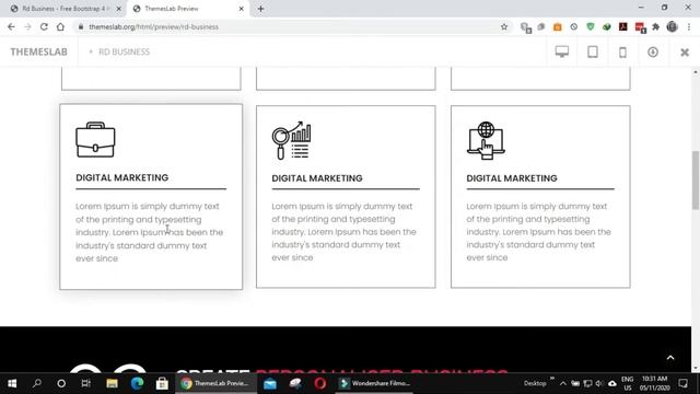 Rd Business : Free Bootstrap 4 HTML5 Business Website Template смотреть онлайн