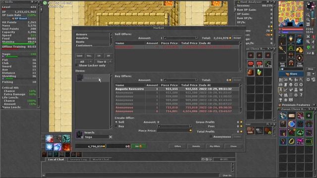 Tibia: Set essencial para Mage e Druid MS ED no Tibia #tibia смотреть онлайн