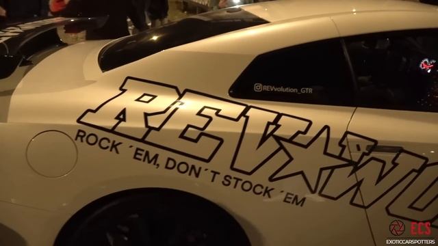 Tuner Cars Leaving 100% Auto Live - CRAZY 1041HP GT-R, Widebody NSX, Gio, Novitec 812, Antilag Golf смотреть онлайн