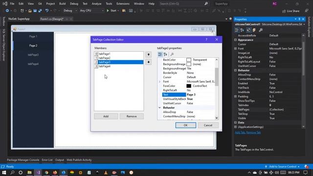 C# Tab Control Advanced - Winforms and Visual Studio IDE смотреть онлайн