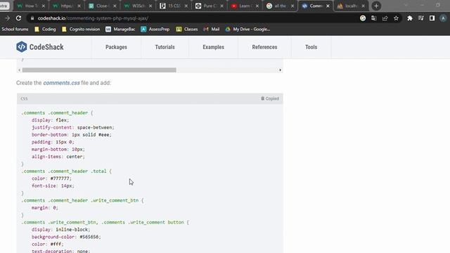 Commenting System with PHP, MySQL, and AJAX (tutorial) смотреть онлайн