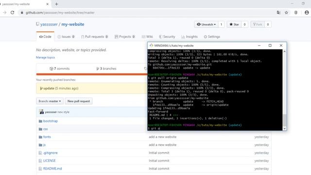 Learn Git & GitHub Tutorial Course - Video No 34 - Delete Branch Remote смотреть онлайн