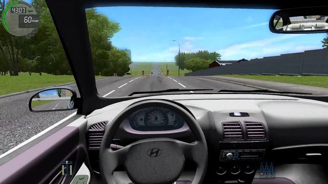 City Car Driving 1.5.2 Hyundai Accent [G27] смотреть онлайн