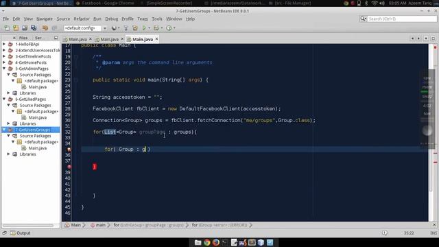 Facebook API Tutorials in Java # 9 | Get User's Joined Groups смотреть онлайн