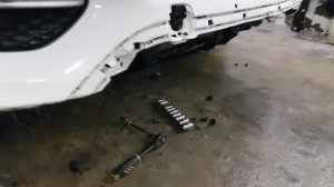 Mercedes-Benz GLE Как снять передний бампер ХАРЬКОВ