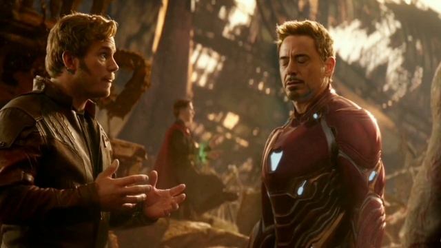 Star Lord and Iron Man plan discussion on Titan HD смотреть онлайн