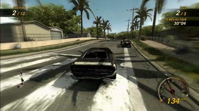 Gameplay 360 - FlatOut Ultimate Carnage PAL FR (2007) смотреть онлайн