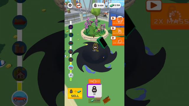 Idle Hole Clicker - Gameplay Walkthrough Part 1 Tutorial Swallow Everything Around You (iOS, Androi смотреть онлайн