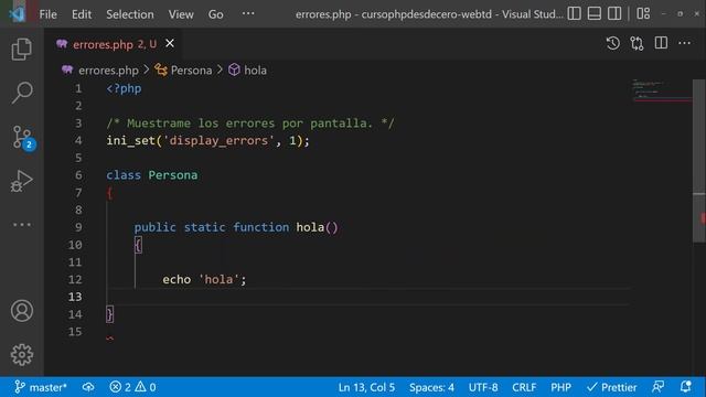 Errores en PHP | PHP Error Reporting - Limitante de ini_set() en PHP смотреть онлайн