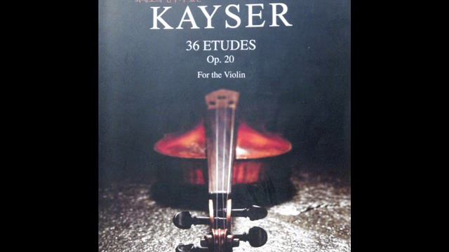 Kayser Etude op.20 no.15 카이저 연습곡 15번, je ho Choi 최 제호 kayser violin смотреть онлайн