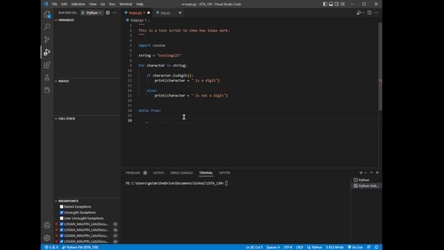 Python Loops and Debugging (VS Code) смотреть онлайн