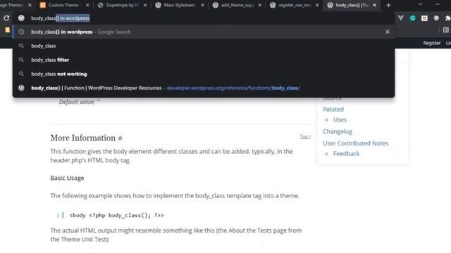 20. How to Add bodyclass function to header | Complete WordPress Theme & Plugin Development | 2023 смотреть онлайн