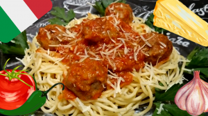 СПАГЕТТИ С ФРИКАДЕЛЬКАМИ ПО-ИТАЛЬЯНСКИ / Быстрый и вкусный итальянский ужин