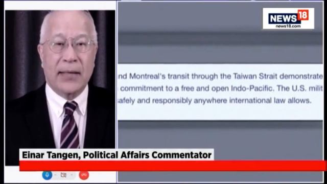 China Accuses U.S. Of Provocation After Near Collision Of Warships | World News Live | News18 Live смотреть онлайн