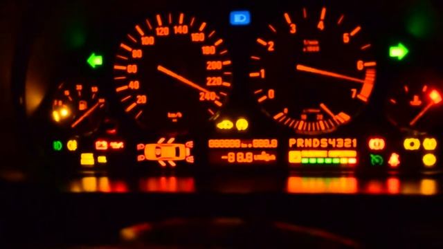 Тест приборной панели BMW E 39 смотреть онлайн