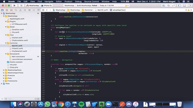 How to build simple weather app using Swift смотреть онлайн